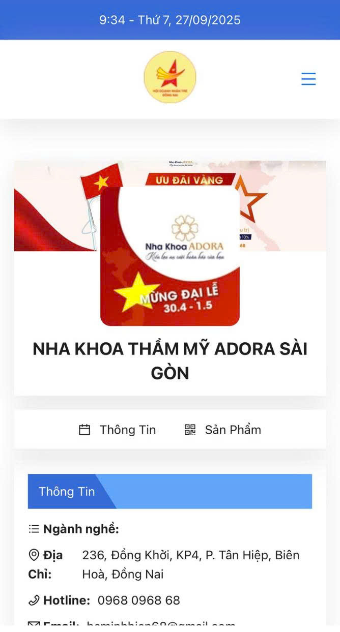 Nha Khoa ADORA Biên Hòa - Đồng Nai